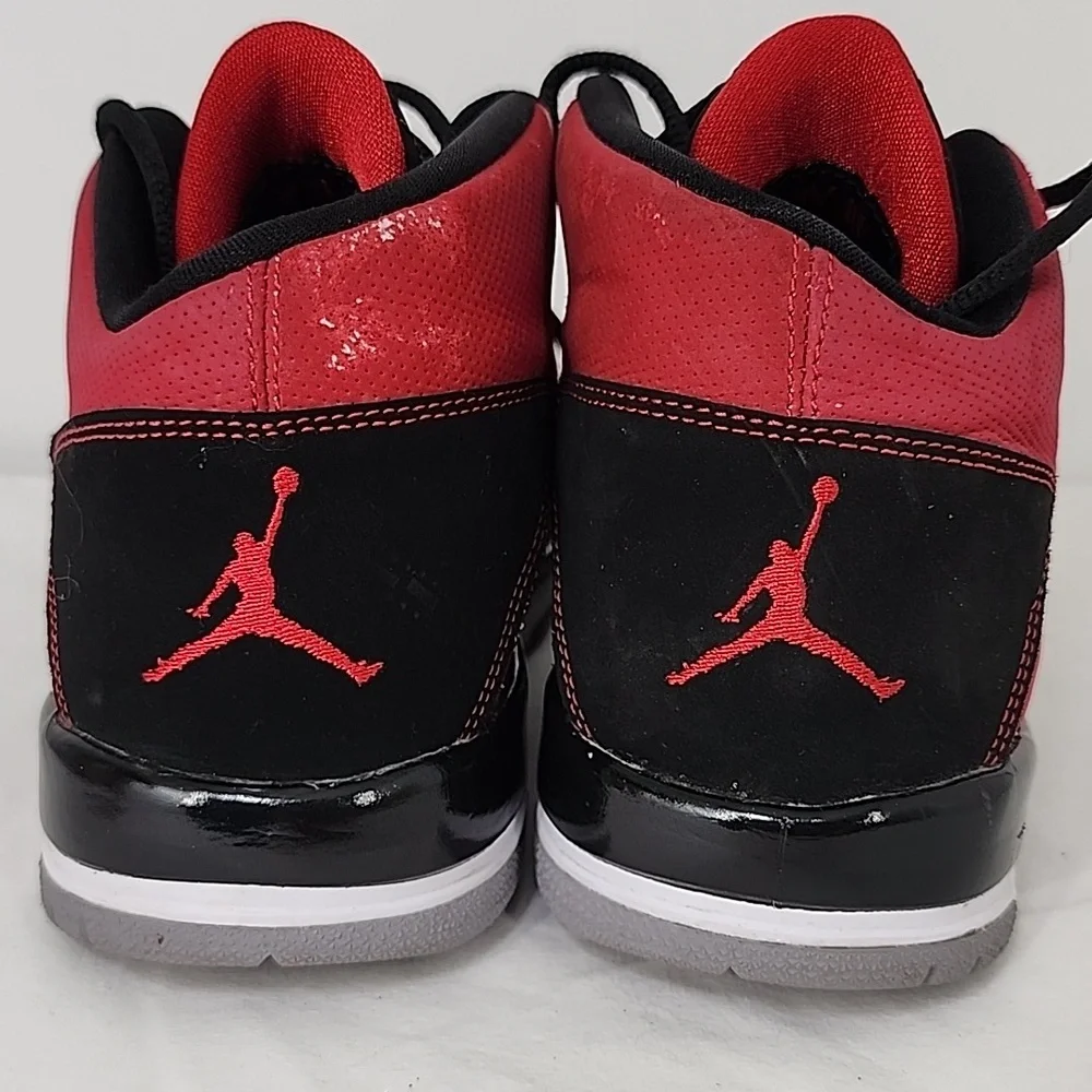Nike Air Jordan Flight Club 90 / Black Red Rouge US‎ Size 6.5Y / 602662-601